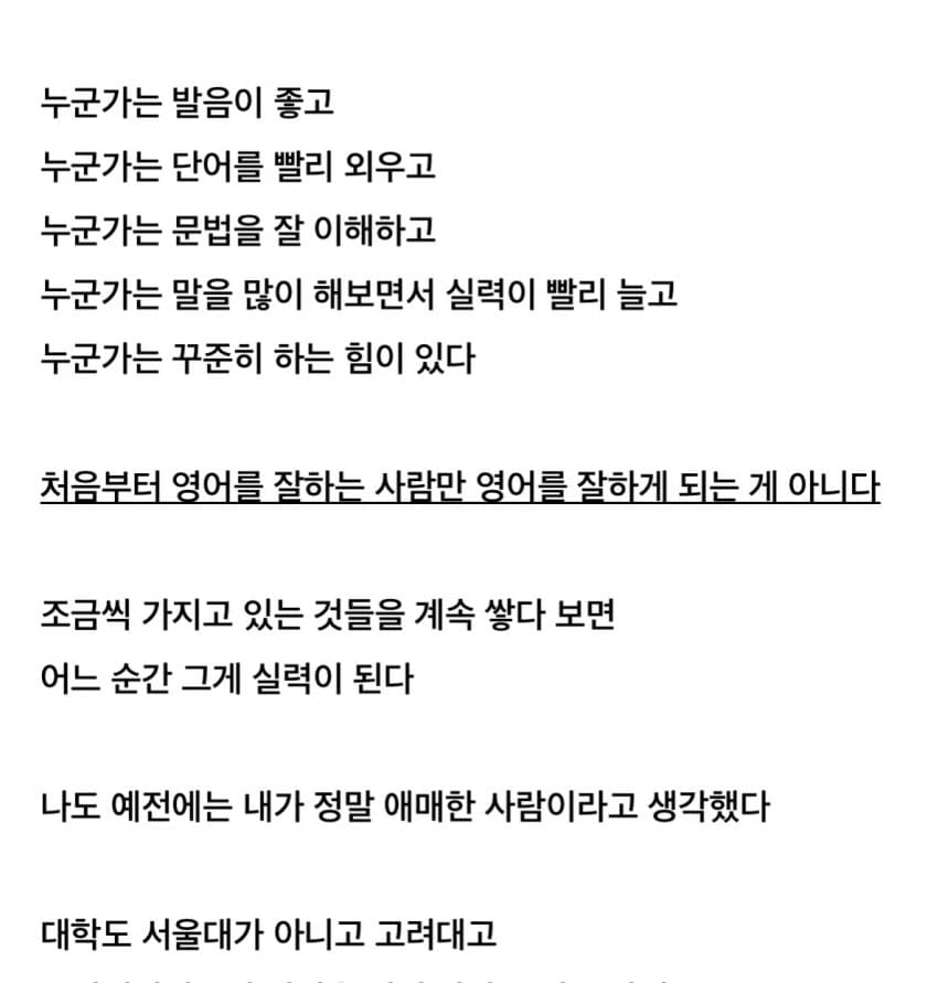 싱글벙글 애매한 재능일수록 외국어 공부를 시작해라 (4)