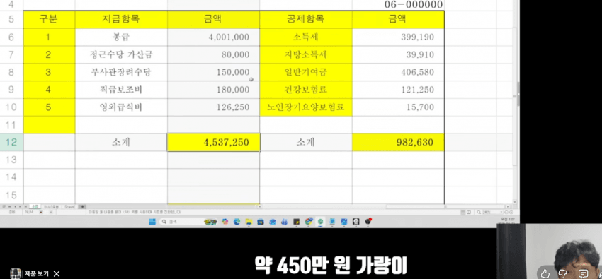 군대 간부 월급 (2)