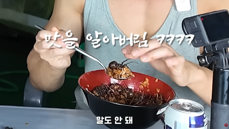 곤충 먹방에 게스트로 나왔다가 결국 곤충의 맛을 알아버린 사람 (23)