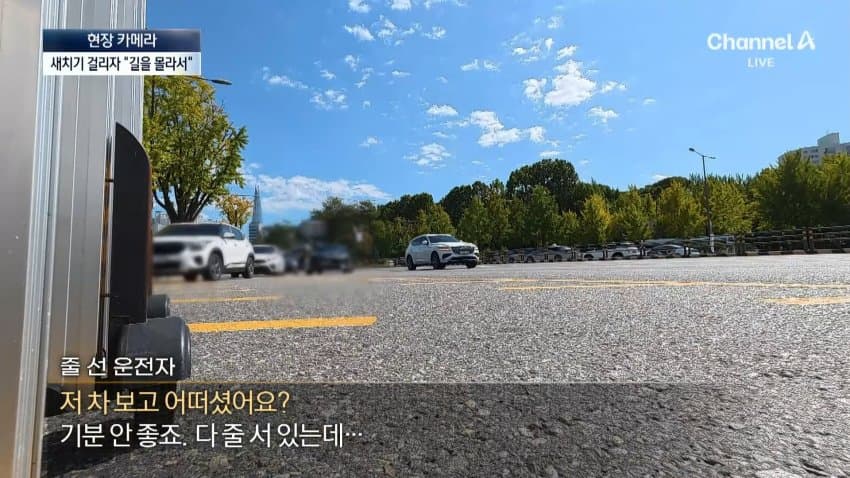 채널a) 차 머리부터 '쑥'..야구장 앞 얌체들 (28)