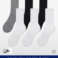 [5팩] 무탠다드 라이트웨이트 크루삭스 모노 6390원