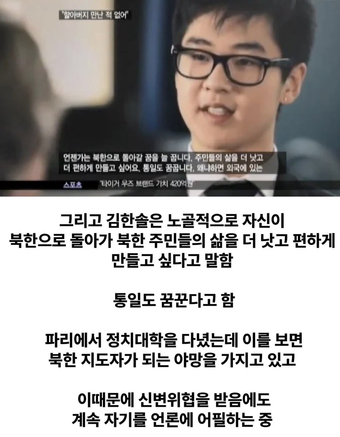 북한이 둘로 나뉠 수 있는 가능성 (4)