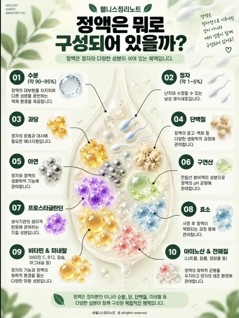 알차게 구성된 영양소 제품