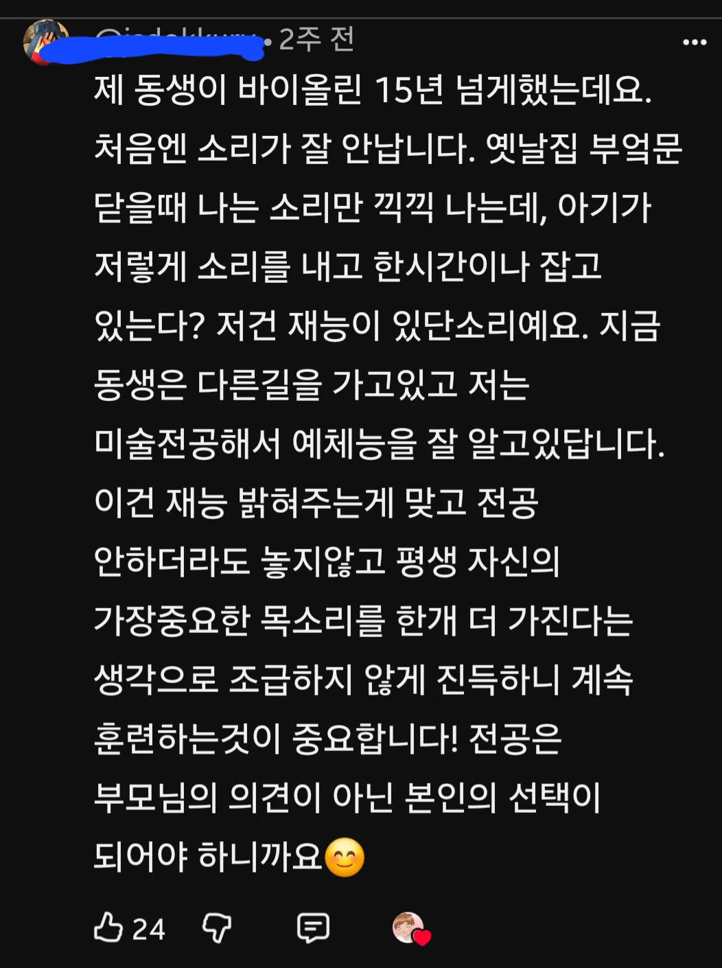 34개월 아이 바이올린 영상에 클래식전공자들 댓글 러시 (3)