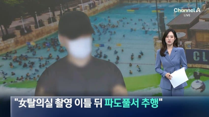 캐리비안 베이 女탈의실 불법촬영 20대, 이틀뒤 파도풀서 추행 (3)
