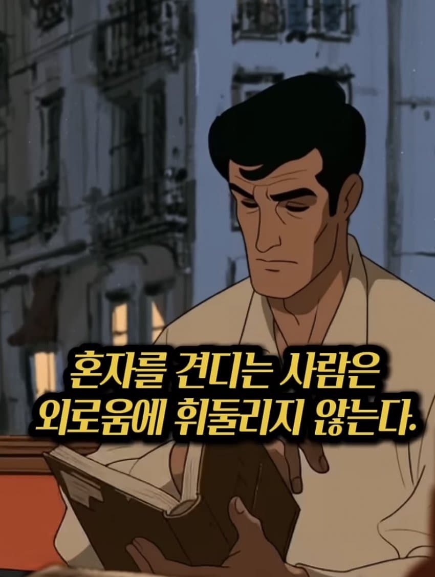 고독을 즐기는 사람이 진짜 강한 사람인 이유