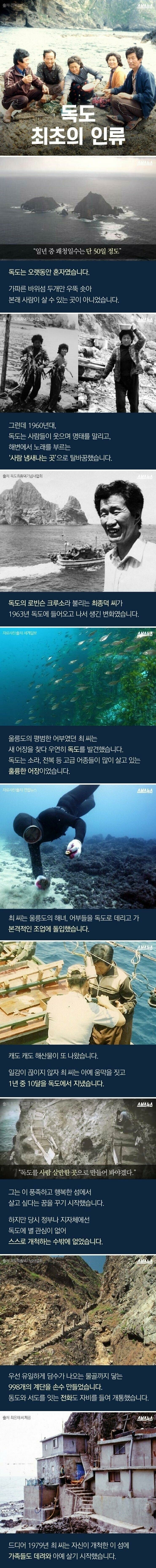 독도 최초의 인류