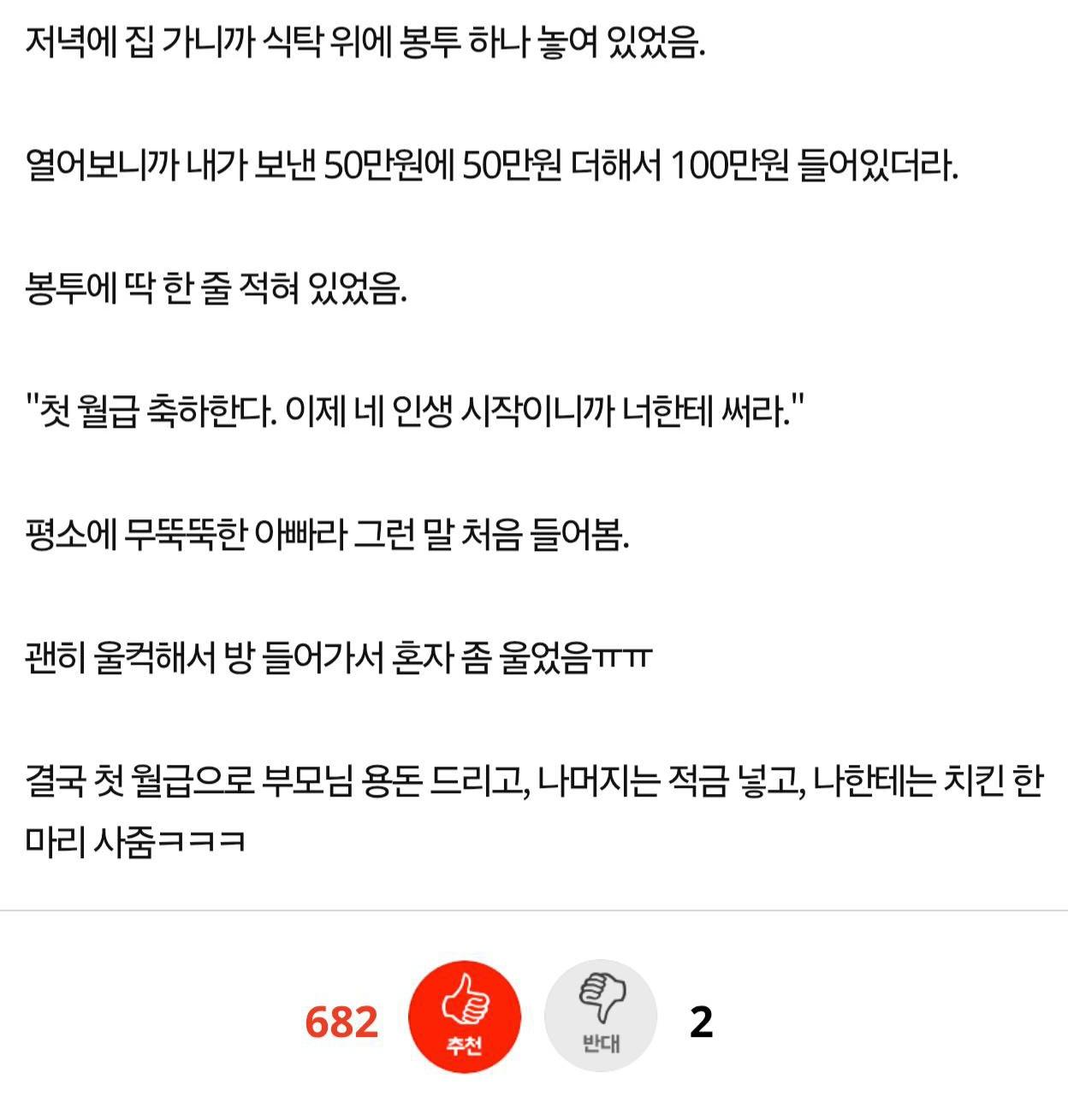첫 월급 230만원 받았는데 하루 만에 100만원 사라짐ㅋㅋ (2)