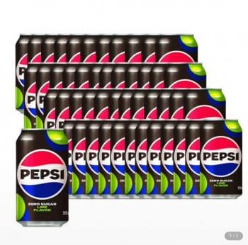 [지마켓] 펩시콜라 제로슈거 라임 355ml 48캔 (유클)