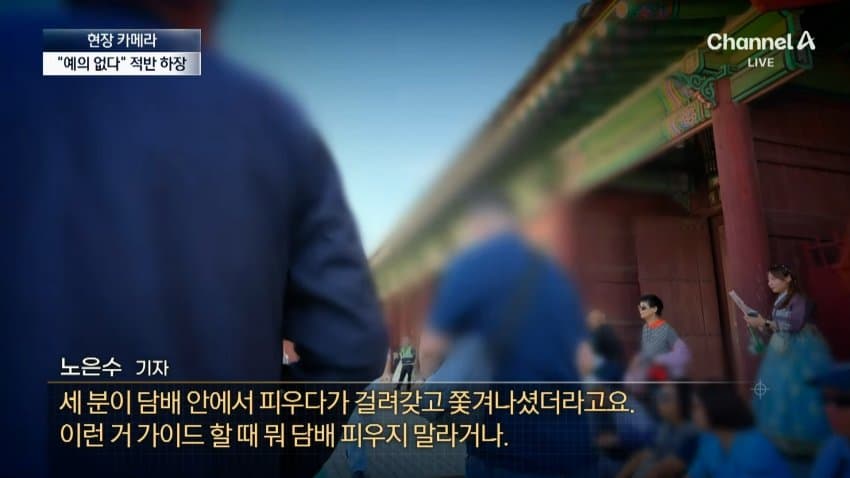 경복궁서 버젓이..담뱃불 붙이는 관광객 (19)