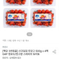 [오늘의집]토망고 500g x 4팩 청포도 망고향 스테비아 토마토 (12,988원/무료)