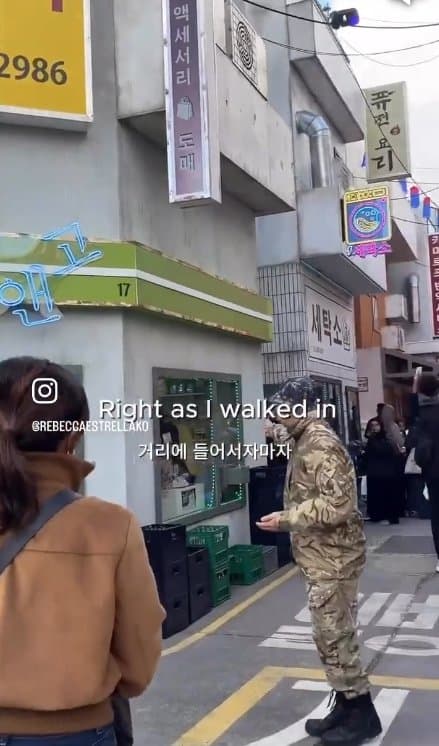 영국 금발 백인 여신과 함께 런던 콜옵 한국거리 팝업가보기. .. (9)