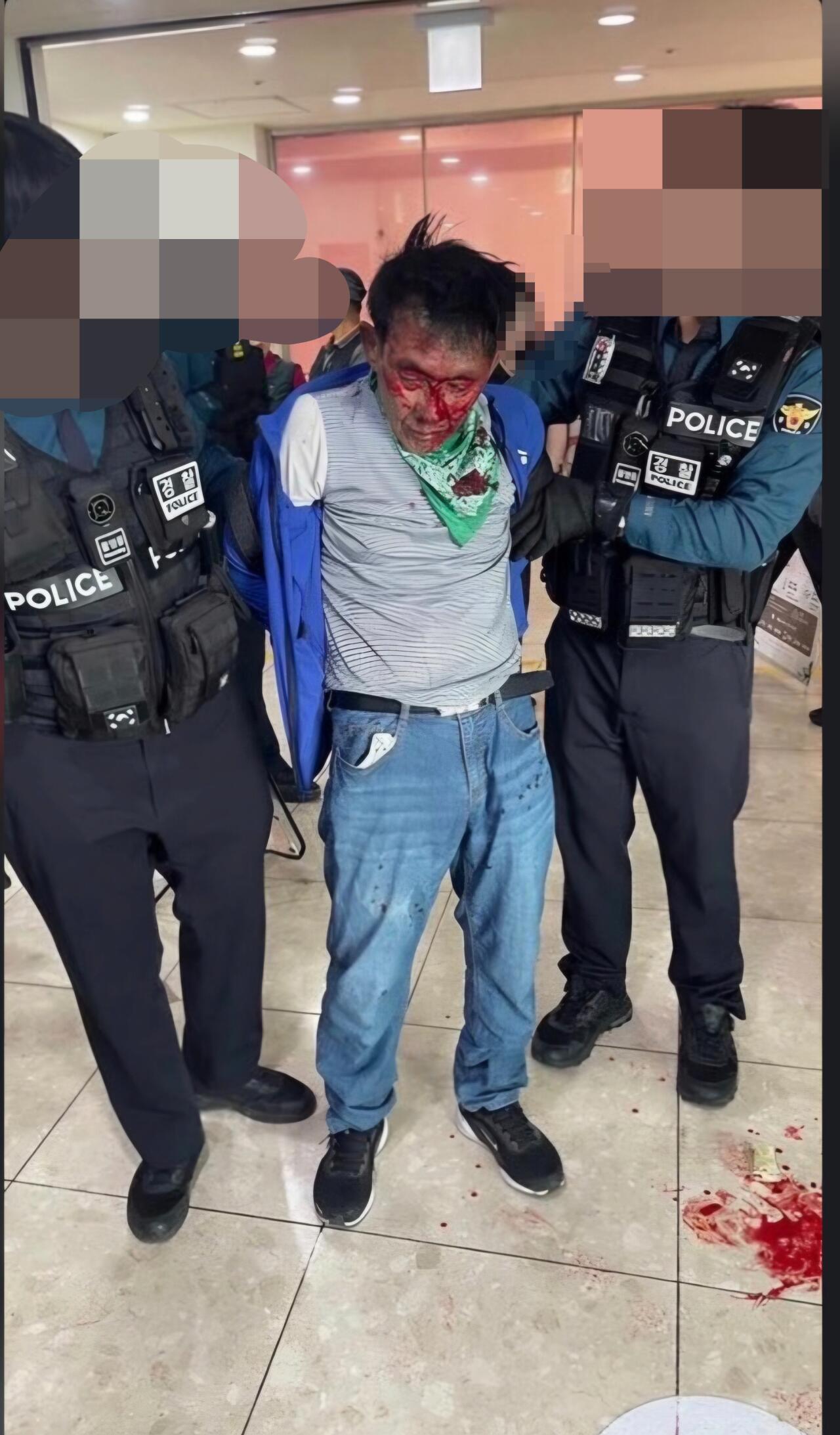 혐주의) 인천 흉기난동 50대 남성 얼굴공개됨