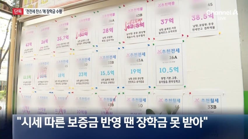채널a) 김성수 후보자, '처남찬스' 도곡전세 살며..장학금 신청 (7)