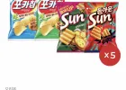 포카칩 66g 5개+어니언 66g 5개+썬 핫스파이시 80g 5개+갈릭바게트 80g 5개