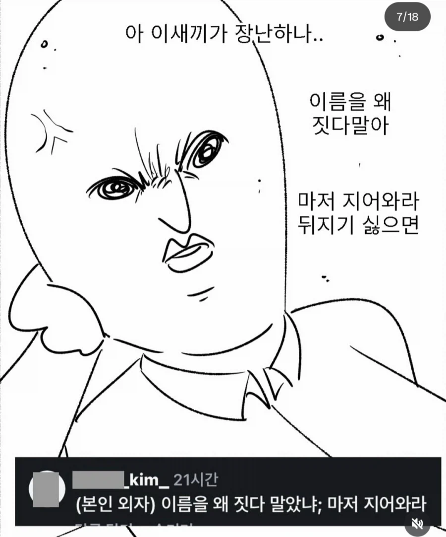 군대에서 들어본 폭언 리스트 (11)