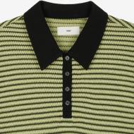 TNGT Crochet Striped Polo 외