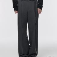 무탠다드 내로우 벨트 원 턱 와이드 슬랙스 19,900원