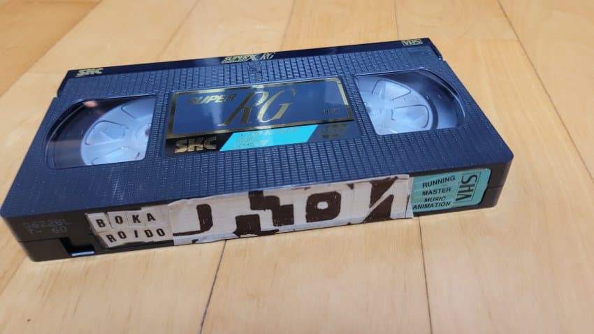 r-906 원더 vhs로 녹화 후 crt(브라운관)로 재생 (2)