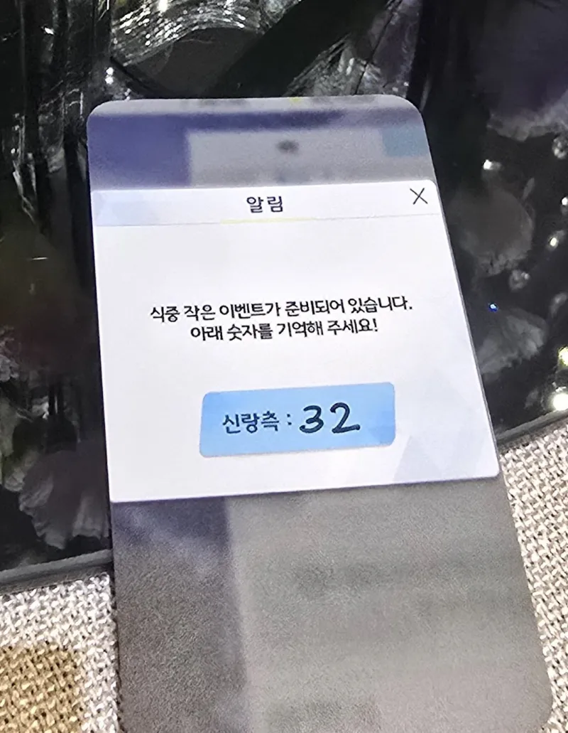 게임회사 다니는 커플 결혼식 식권