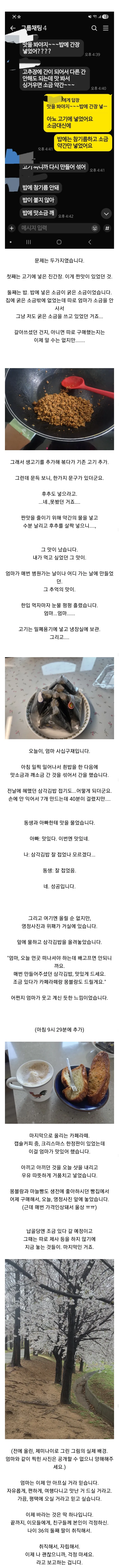 엄마 돌아가시고 49재에 만든 삼각김밥과 엄마의 생일상.jpg