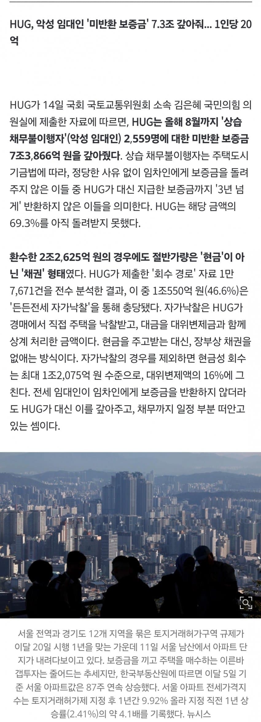 전세사기 피해, 혈세로 메웠다... 악성 임대인 '먹튀' 보증금만 5조 (4)