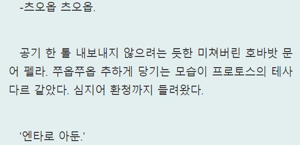 개쩐다는 요즘 웹소설 펠라 묘사