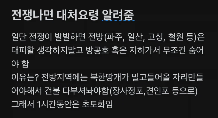 전방 근무자가 보면 말도안된다고 느끼는 추측 (2)
