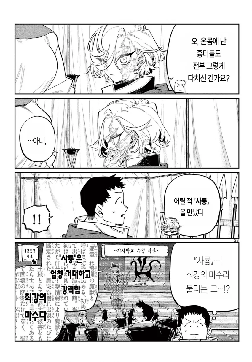 신참을 괴롭히는 기사단장 만화 (22)