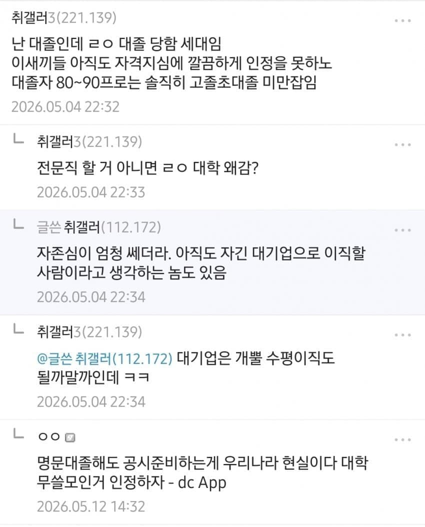 쉬었음 청년은 눈 낮춰서 중소기업 생산직 취업하라는 디시인 (11)