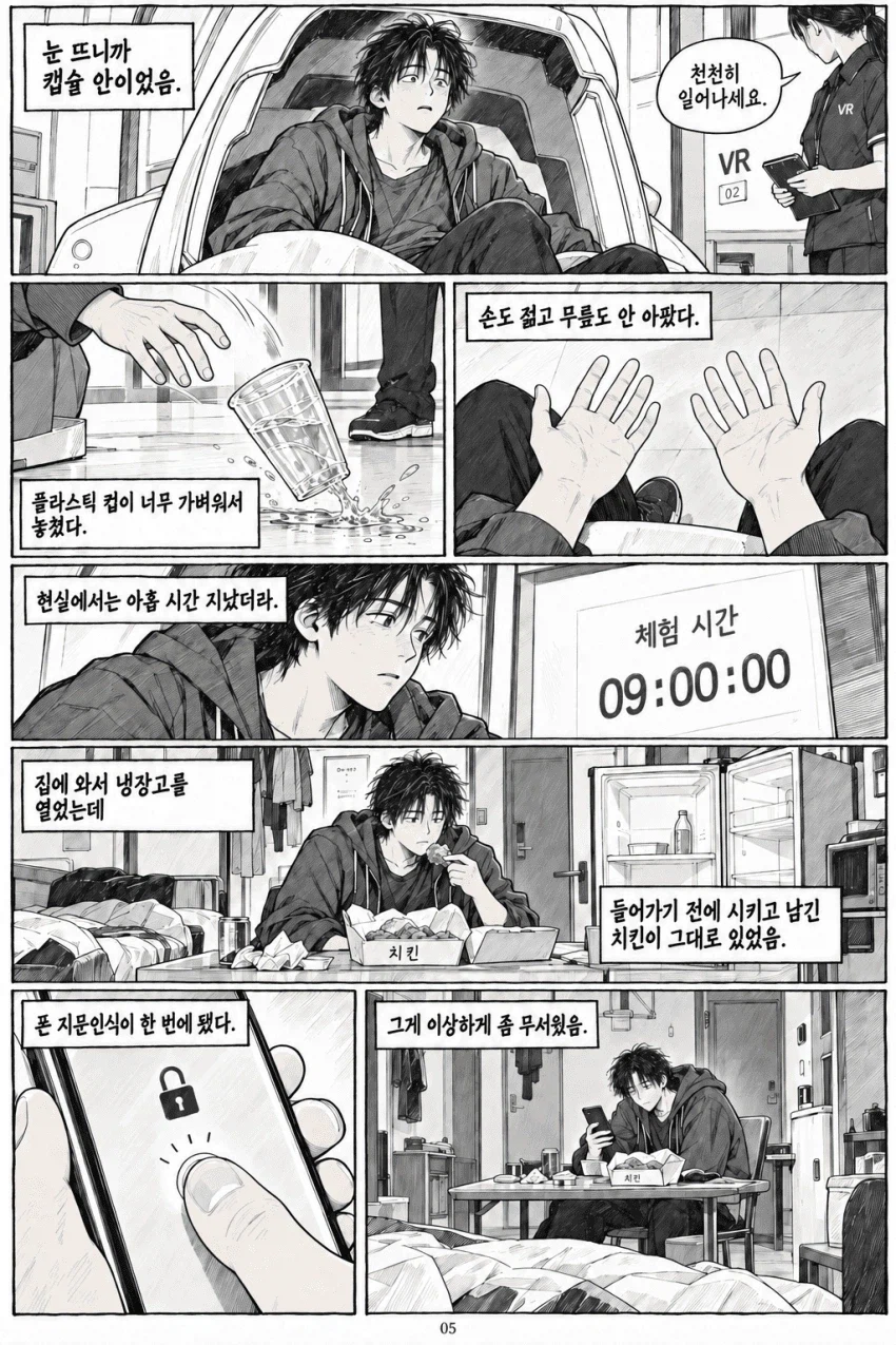 가상현실에서 히로인이랑 62년간 인생살고 나온 후기.....Manhwa (5)