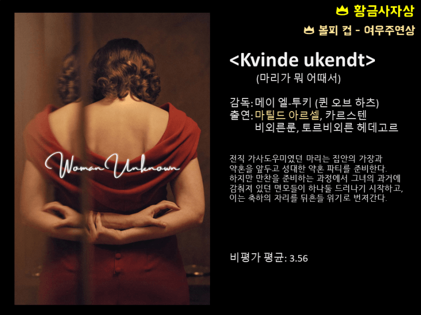 2026 베니스국제영화제 수상 & 비평가 점수 정리.. 이창동 은사자상 수상