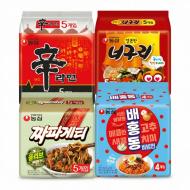 농심 신라면 + 너구리+ 짜파게티 + 배홍동 15,600원