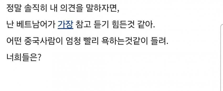와들와들 전 세계가 충격받은 베트남어 (3)