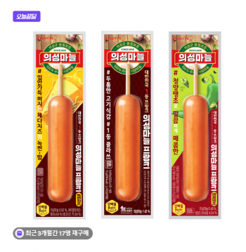 [네이버] 의성마늘프랑크 3종 24개 오리지날 8개+녹찐치즈 8개+매콤땡초 8개