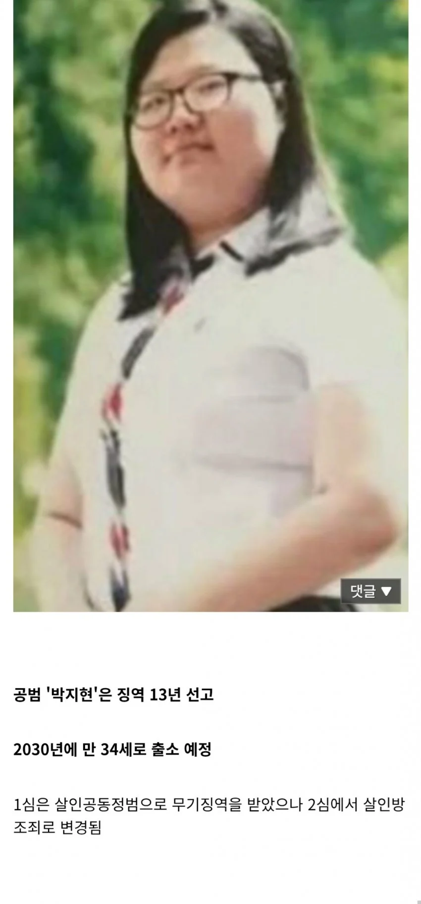 (혐) 4년뒤에 출소하는 초등학생 토막 살인범 (24)