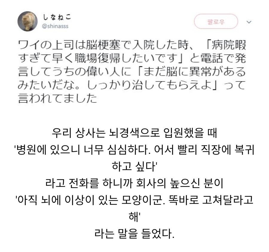회사에서 봐도 심각한 상황