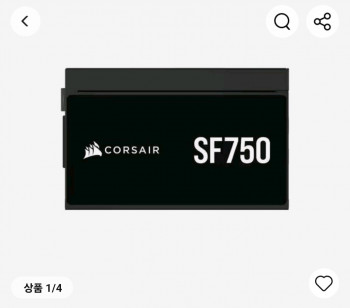 [알리] 커세어 CORSAIR SF750 ETA 플래티넘 ATX3.1 대원씨티에스