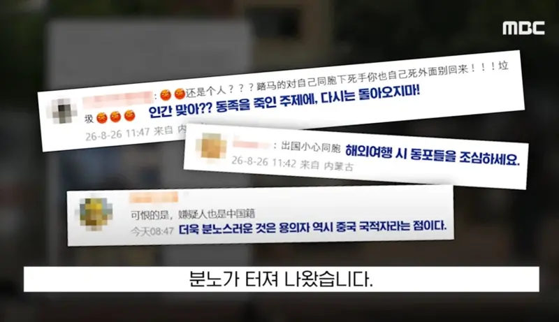 중국여성 살인사건 중국반응 (4)