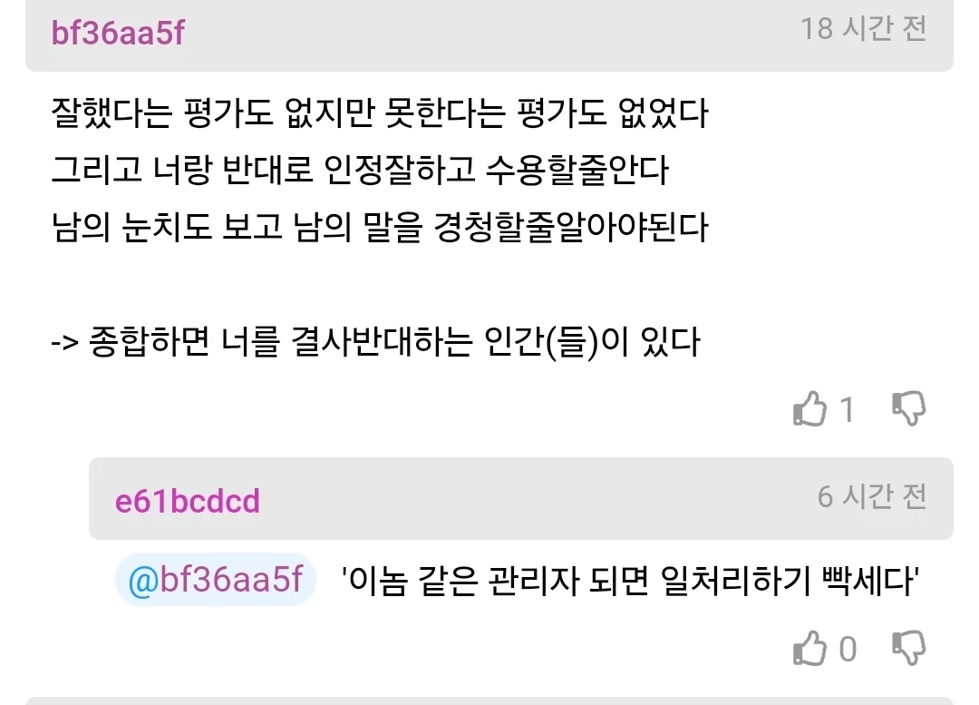 차장 진급에 떨어진 사람의 분노 (8)