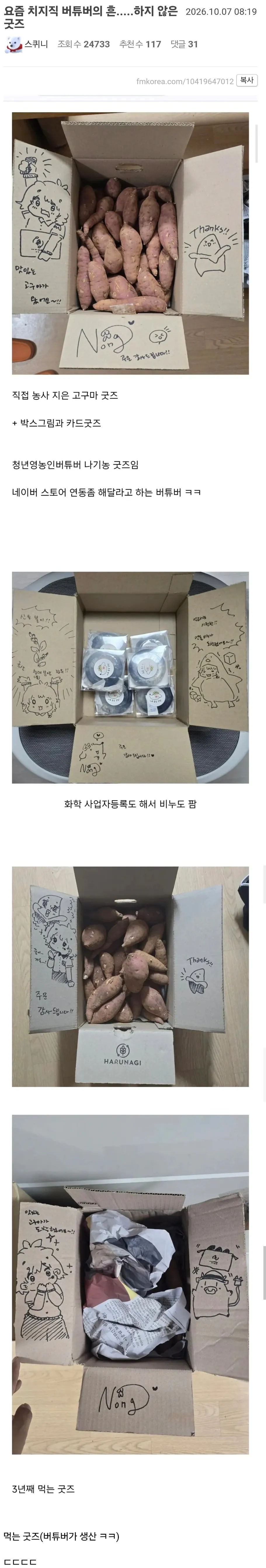 흔치 않은 버튜버 굿즈