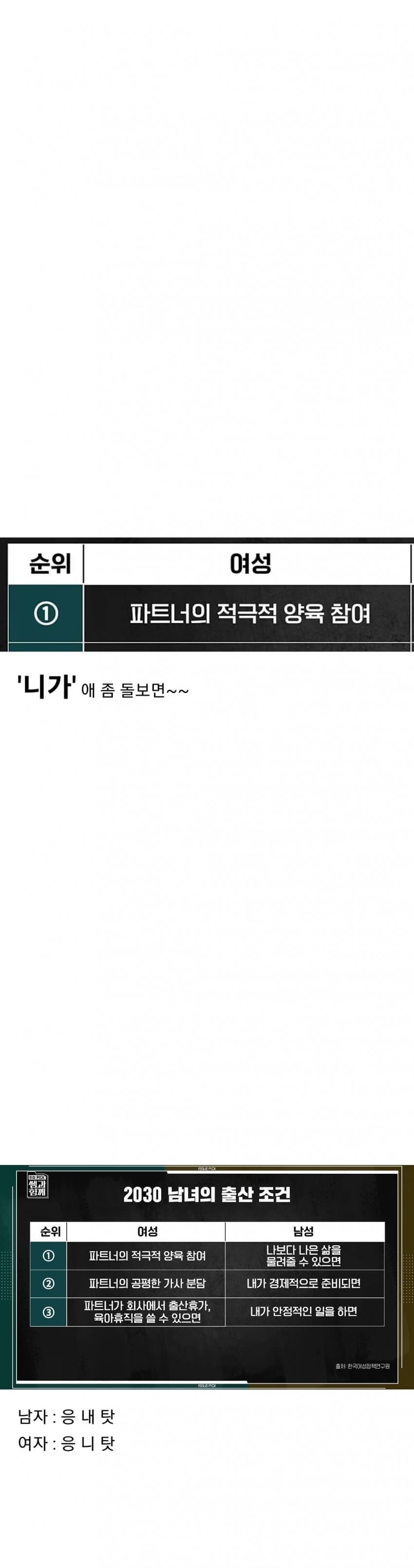 한녀들 "한국 저출산은 한남들 때문" (4)