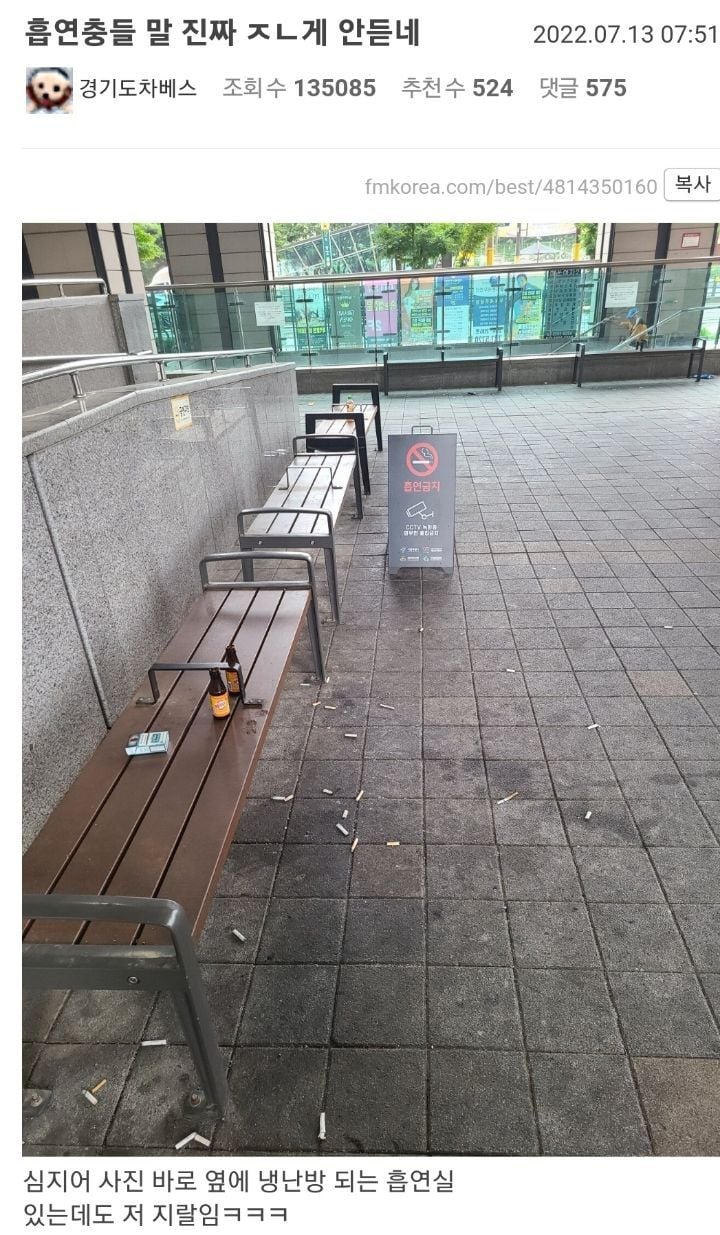 흡연자들이 흡연충이라고 욕먹는 이유 (8)