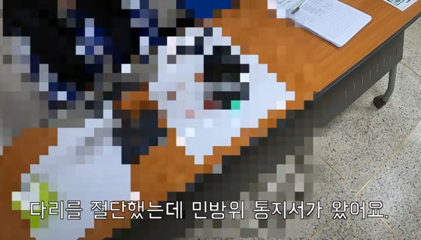 도파민 도파민 다리절단됐는데 민방위통지서 온사람 (3)