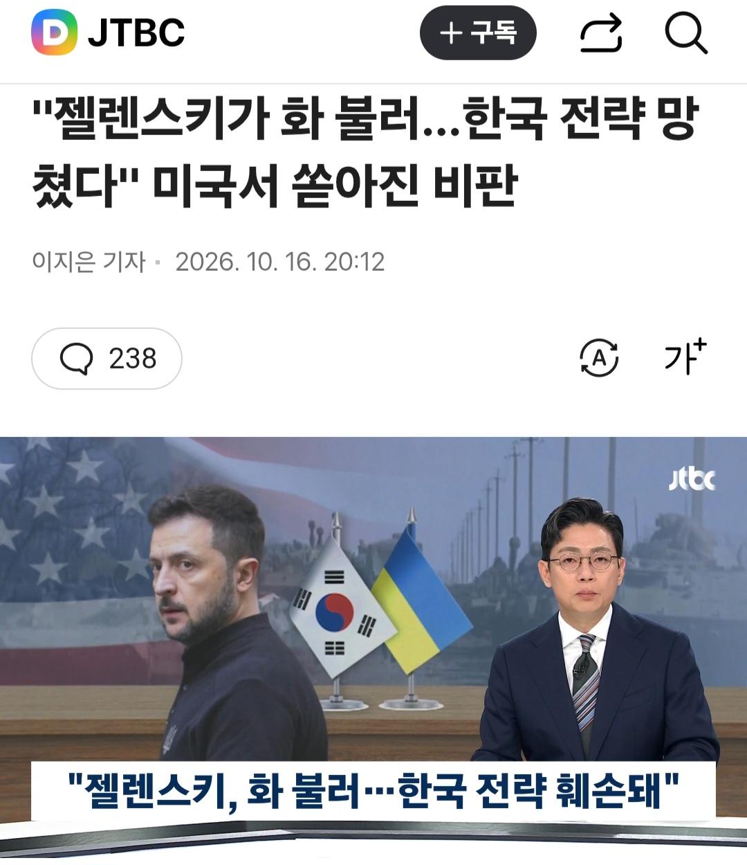 젤렌스키가 화 불러, 미국도 맹비난