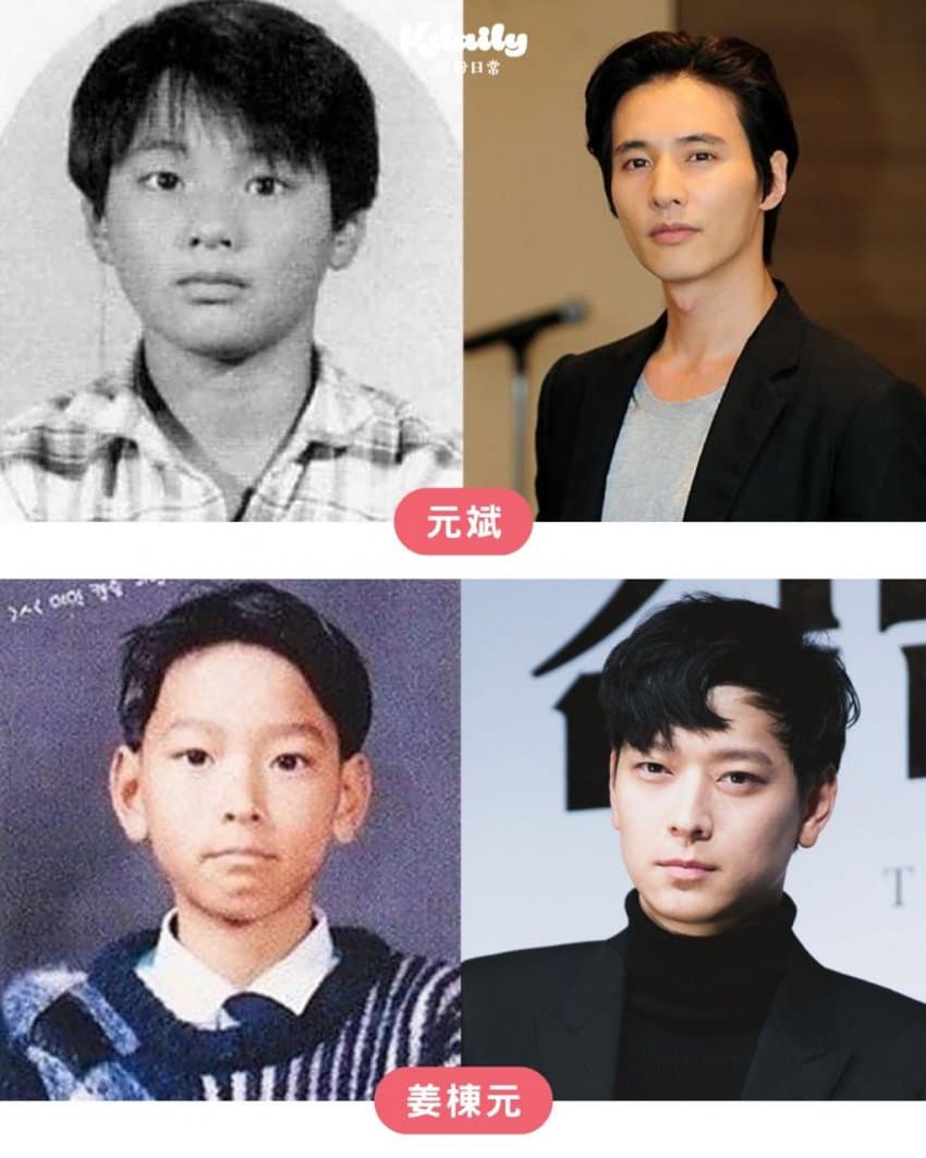 남자 배우들 어릴적 모습과 현재 모습 (7)