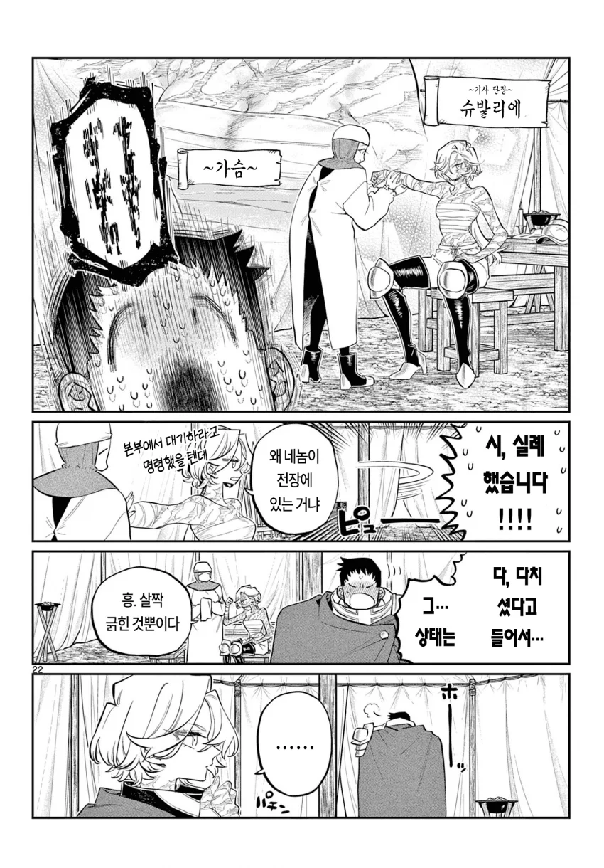 신참을 괴롭히는 기사단장 만화 (21)