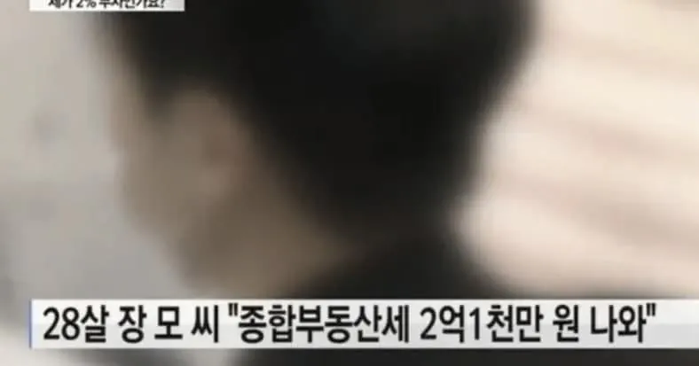 날벼락 세금 2억을 낼 수 없다는 28세 청년...