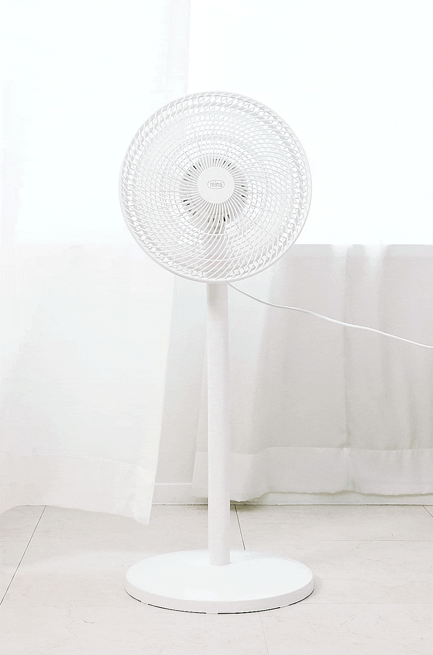 REINA 서큘레이터형 선풍기 리모컨 가정용 키높이 14엽 날개 RF-R149 | CJ온스타일