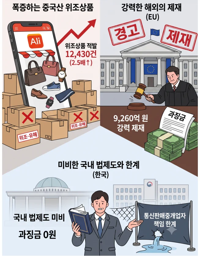 알리, 올해만 위조품 1만건 적발…EU는 9260억 제재·韓은 과징금 ‘0’ (2)